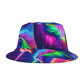 Neon-Mane Magic Neon Unicorns Bucket Hat