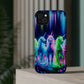 Neon Unicorn Pods. Neon Unicorns Premium Art Magsafe Magnet Tough IPhone 13 14 15 Pro Plus Max and Mini in Matte and Glossy Phone cases