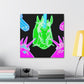 "Cosmic Mysticism" NEON Unicorns Art Canvas