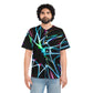 Neon Maze Infinity. Trippy Infinity Patterns Mens Jersey