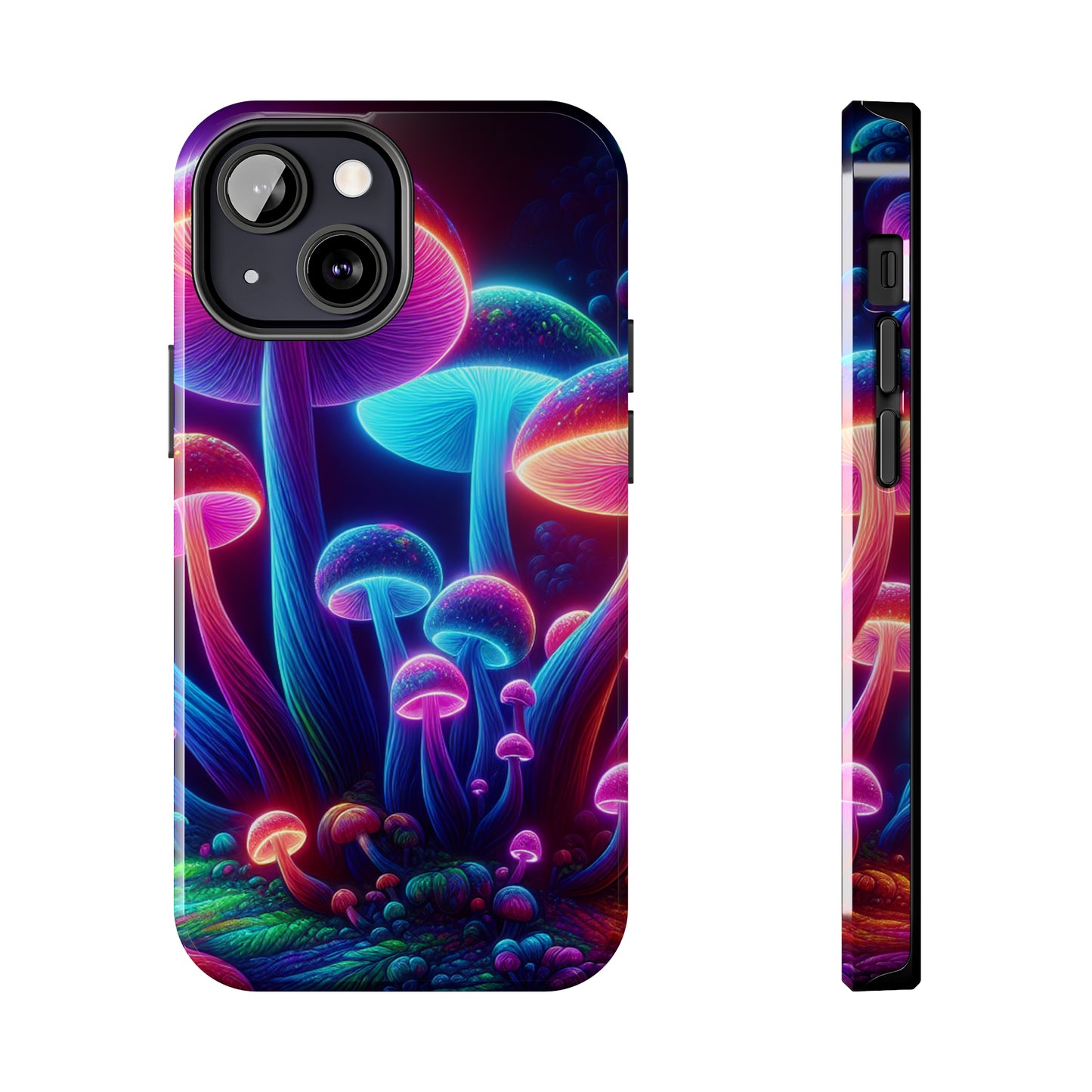 Neon Psychedelic Pupal Art NEON Unicorns Tough Phone Case Iphone 7 8 9 10 11 12 13 14 Pro Max Mini Plus XR XS SE