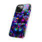 Neon Owl Congregation. NEON Owls Tough Phone Case