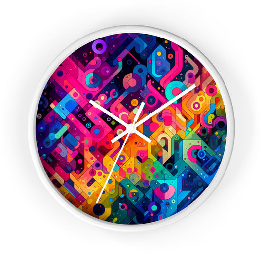 Jacopo di Gioioso - Trippy Infinity Patterns Wall Clock