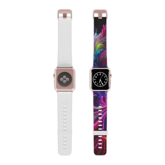 , and robots

"E-Robotic Vibescapes" - Trippy Infinity Patterns Iwatch Band