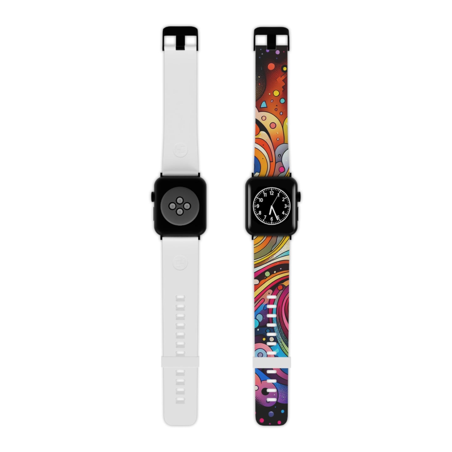Neon Onslaught - Trippy Infinity Patterns Iwatch Band