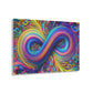 Cosmic Spirograph Symphony. Trippy infinity Pattern 1/4" Glossy Acrylic Art