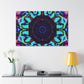 Vibrant Trippy Neon Infinity Prismatic Play. Trippy Infinity Patterns Art Canvas
