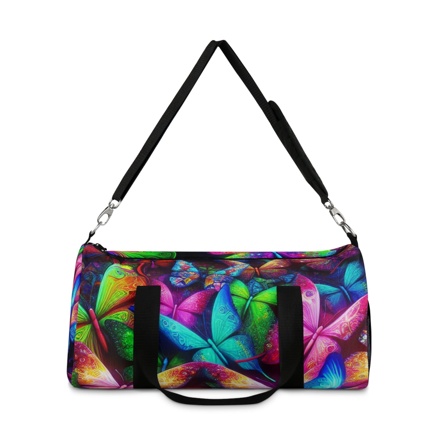 Butterfly Neon Glow - Neon Butterflies Duffle Bag