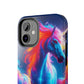 "Neon Dreamscapes: A Pride of Unicorns" NEON Unicorns Tough Phone Case