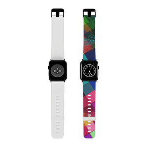 "Neon Technospark Reflection" - Trippy Infinity Patterns Iwatch Band