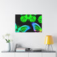 "Neon Dreamweavers". Neon Butterflies  Art Canvas
