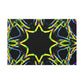 Vivid Neon Dreams of Infinity. Trippy Infinity Patterns Art Canvas