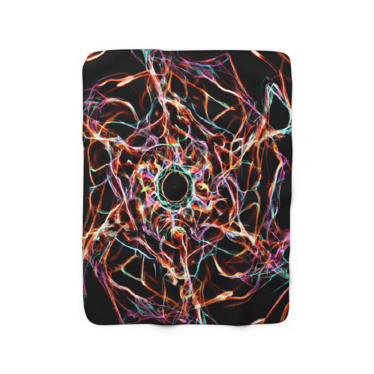 Giovanni Carravaggio - Trippy Infinity Patterns Sherpa Blanket
