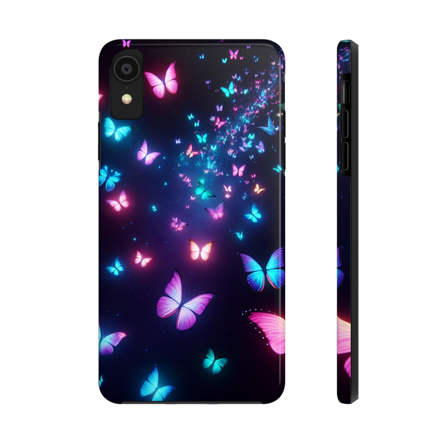 'The Illuminated Flutterflies' NEON Butterflies Tough Phone Case