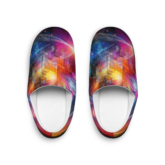 William Rembrandt - Trippy Infity Patterns Woman's Indoor Slippers