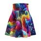 Giovanni da Verona - Trippy Infity Patterns Woman's Skater Skirt