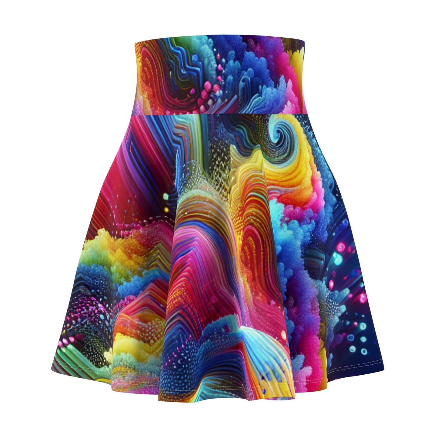Giovanni da Verona - Trippy Infity Patterns Woman's Skater Skirt