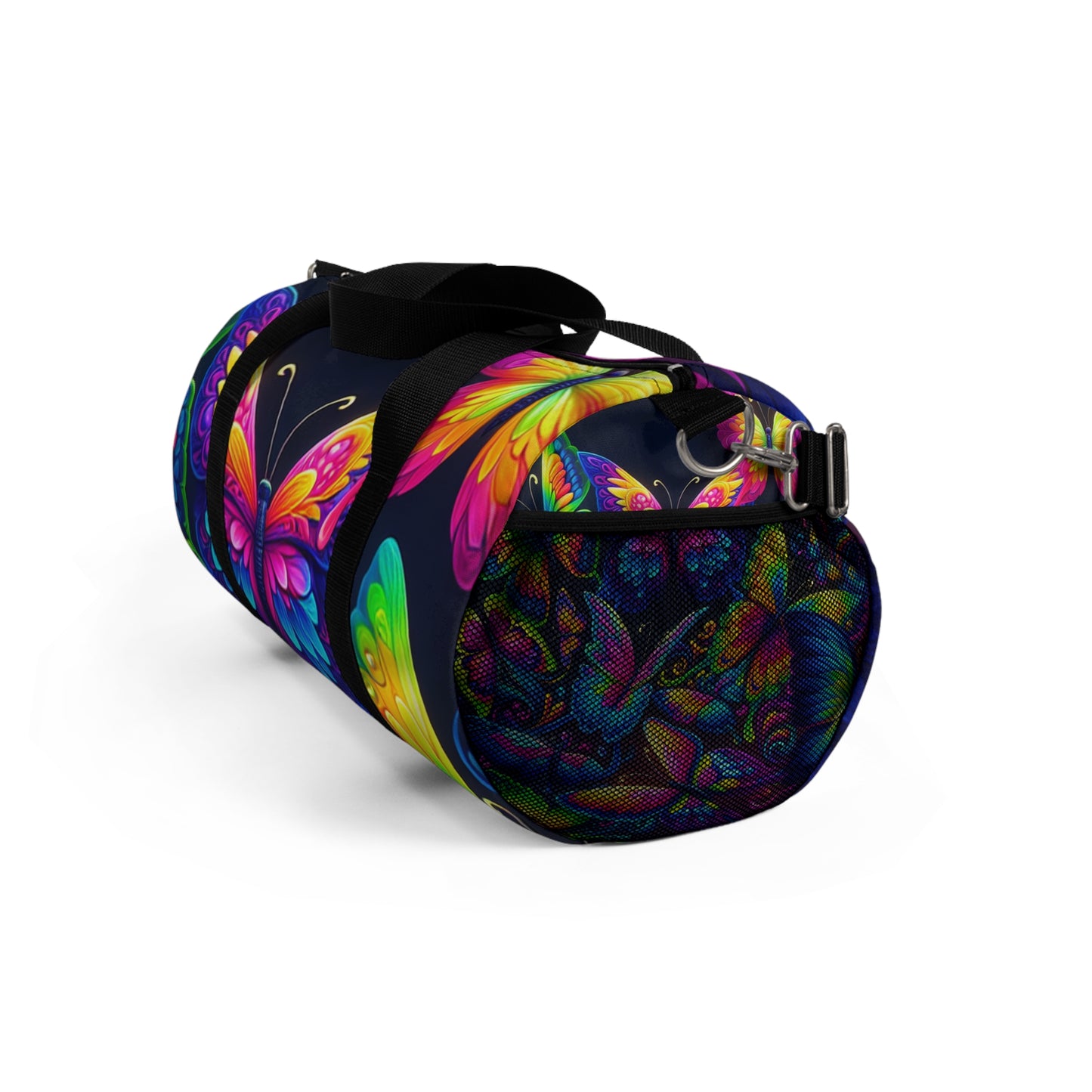"Butterfly Lights" - Neon Butterflies Duffle Bag