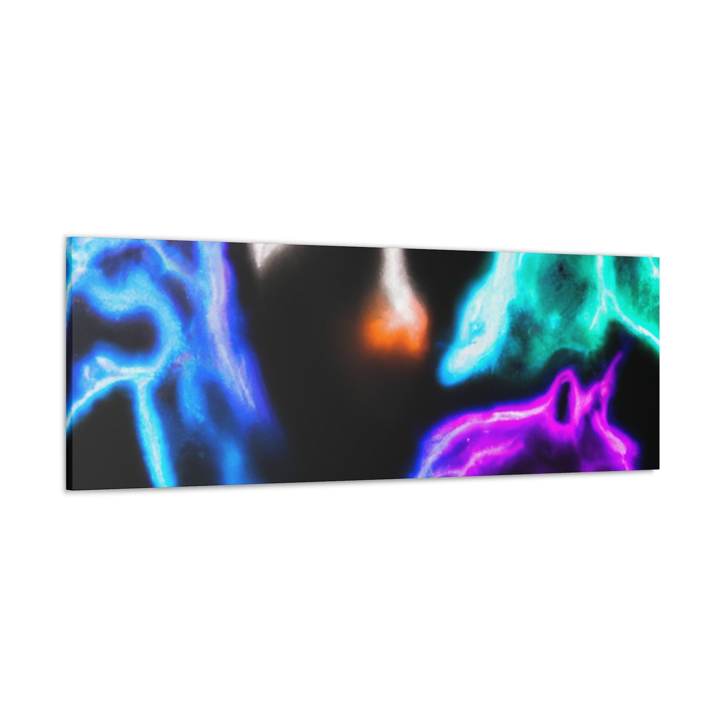 "Neon Harmony" NEON Unicorns Art Canvas