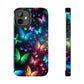 Neon Rainbow Flutterings NEON Butterflies Tough Phone Case