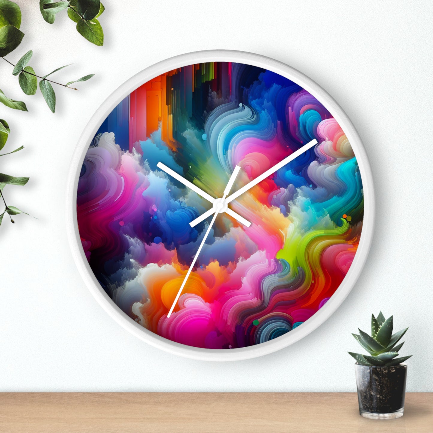 Almeda Grumerebo. - Trippy Infinity Patterns Wall Clock