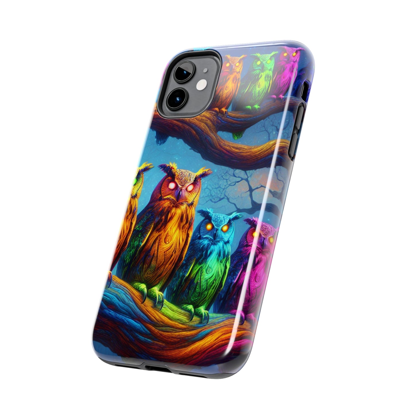 Neon Nocturnal Jazz NEON Owls Tough Phone Case