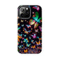 Neon Butterflies Dance NEON Butterflies Tough Phone Case Iphone 6 7 8 9 10 11 12 13 14 SE X XR XS Pro Max Mini Plus
