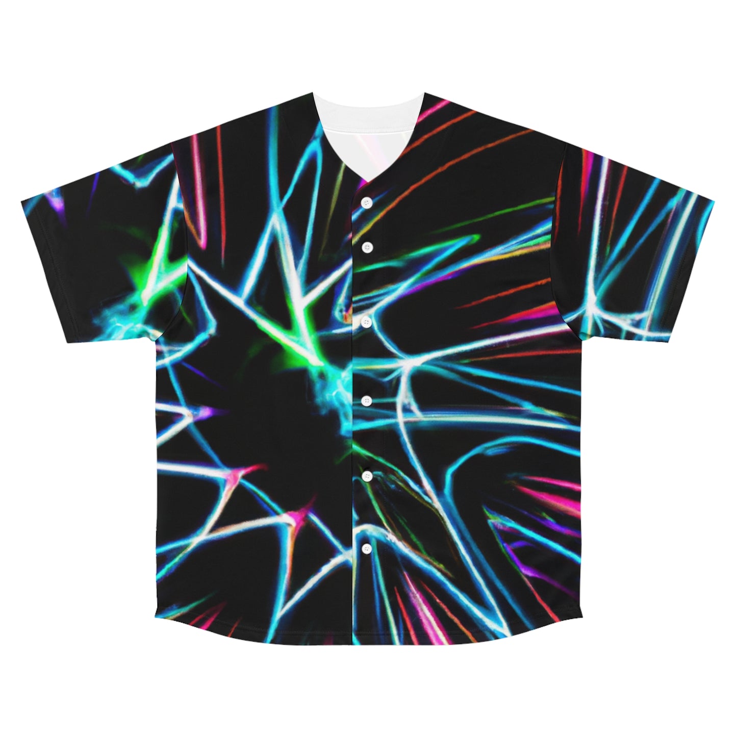 Neon Maze Infinity. Trippy Infinity Patterns Mens Jersey