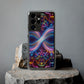 "Neon Infinity Bliss" Infinity Patterns Art Polycarbonate Phone Case