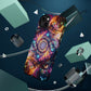 Cosmic Chromatic Mirage. Neon Trippy Infinity Patterns Premium Art Magsafe Magnet Tough IPhone 13 14 15 Pro Plus Max and Mini in Matte and Glossy Phone cases