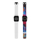 "Neon Confetti Cascade" - Trippy Infinity Patterns Iwatch Band