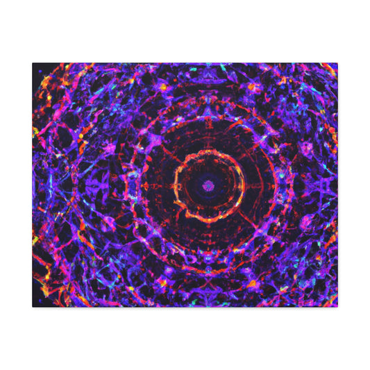 Cosmic Psychedelic Universe. Trippy Infinity Patterns Art Canvas