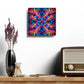 "Vibrant Neon Infinity" Infinity Patterns Art Acrylic Clock
