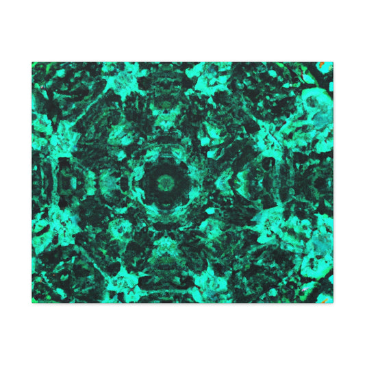 Cosmic Synesthesia Explosion. Trippy Infinity Patterns Art Canvas