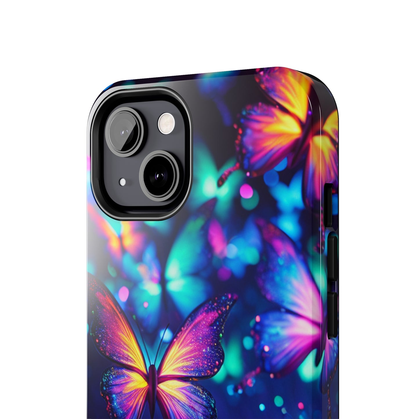 Neon Flutterings. NEON Butterflies Tough Phone Case Iphone 6 7 8 9 10 11 12 13 14 SE X XR XS Pro Max Mini Plus