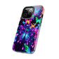 "Vibrance in Flight" NEON Butterflies Tough Phone Case
