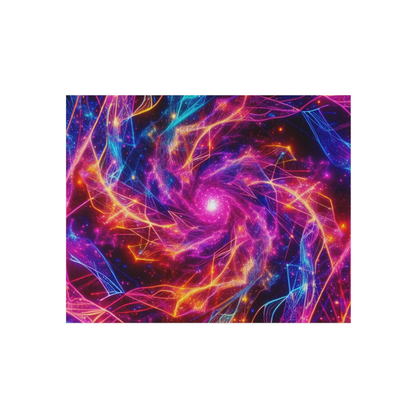 Neon Infinity Fantasia. Infinity Patterns Outdoor Rug