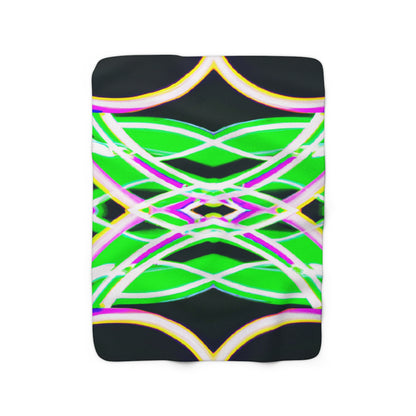 Giovanni della Cappella - Trippy Infinity Patterns Sherpa Blanket