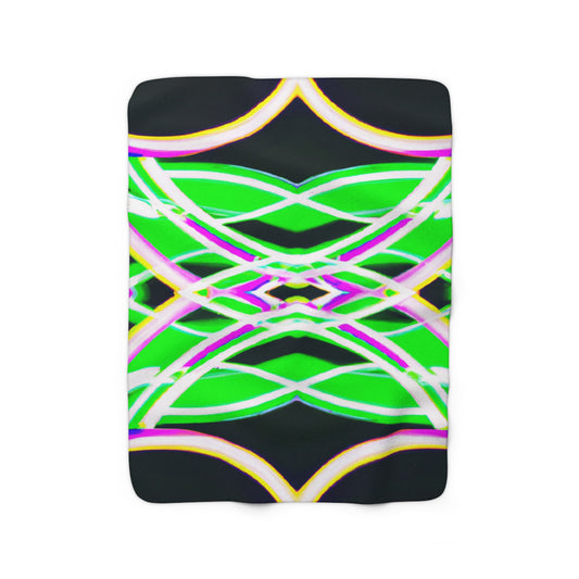 Giovanni della Cappella - Trippy Infinity Patterns Sherpa Blanket