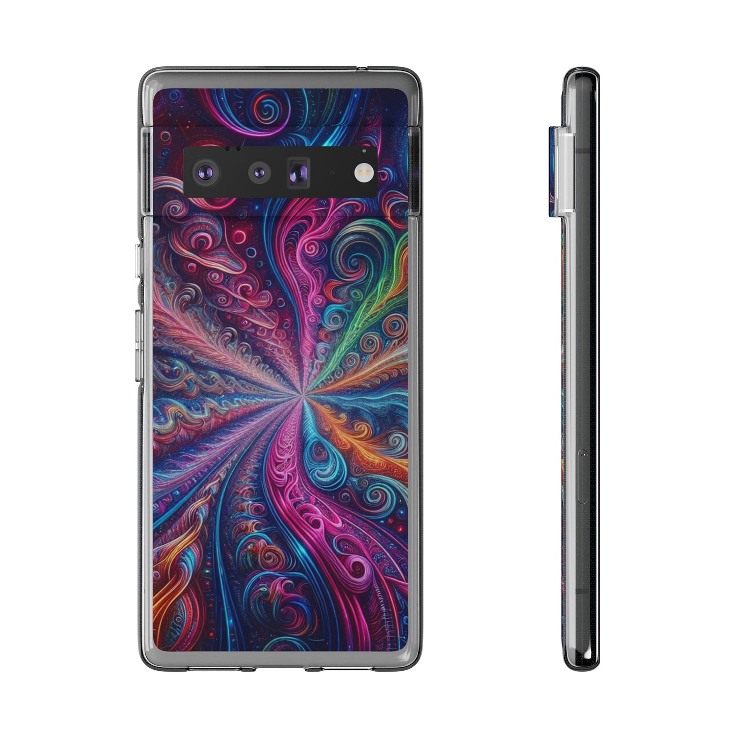 "Infinite Electrify" Infinity Patterns Art Polycarbonate Phone Case