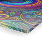 Cosmic Spirograph Symphony. Trippy infinity Pattern 1/4" Glossy Acrylic Art