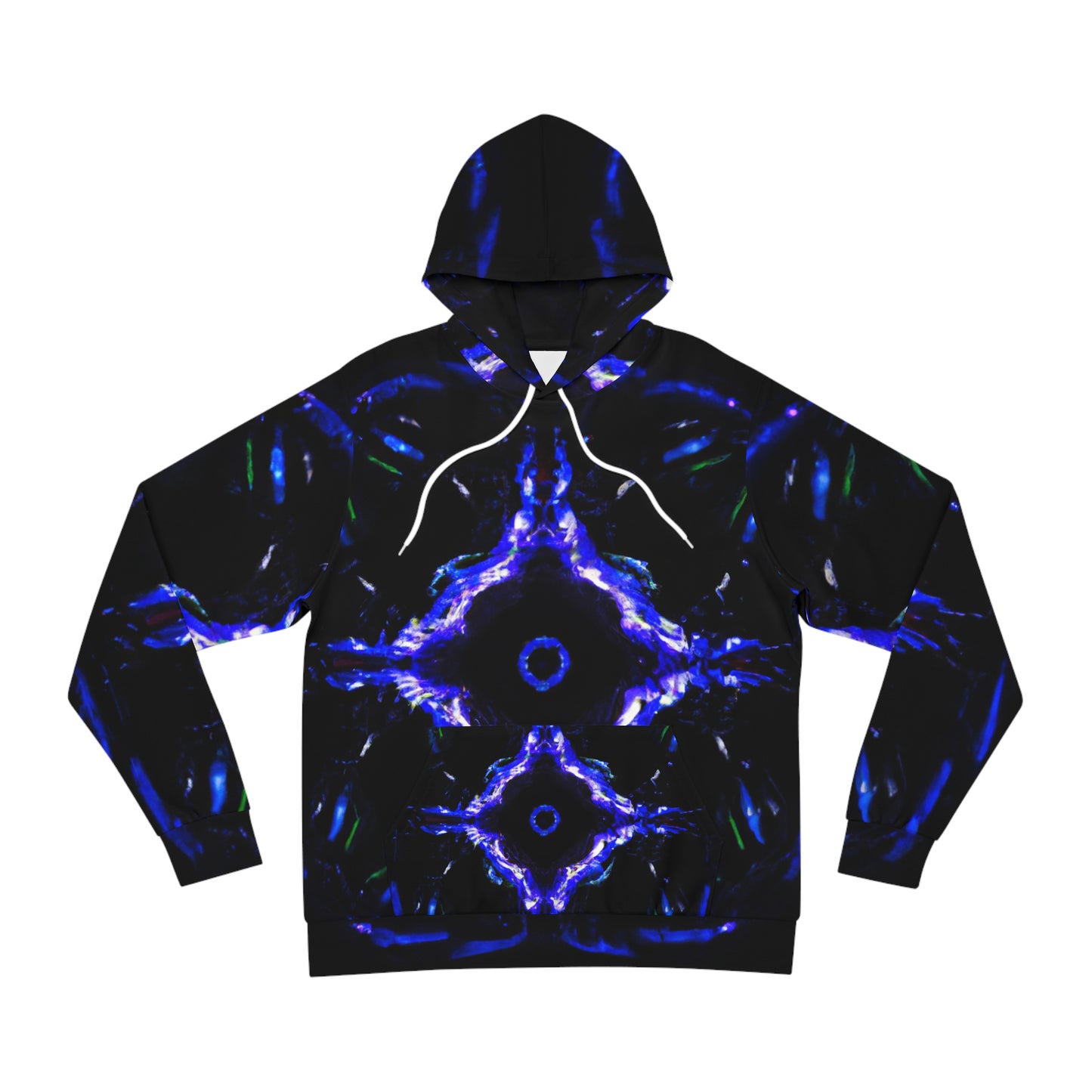 "Omni-Unfurl Neonites" -Trippy Infinity Patterns AOP Hoodie