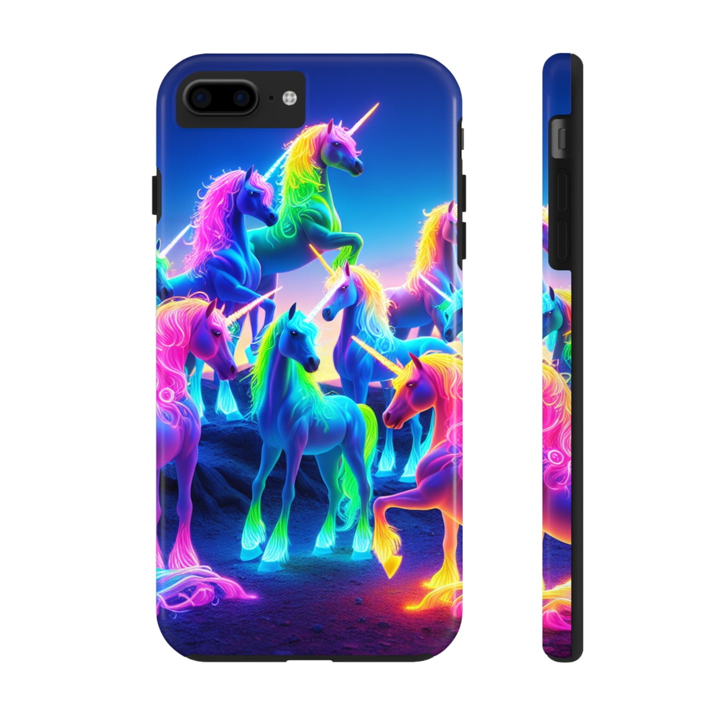 Neon Unicorn Spectacle. NEON Unicorns Tough Phone Case