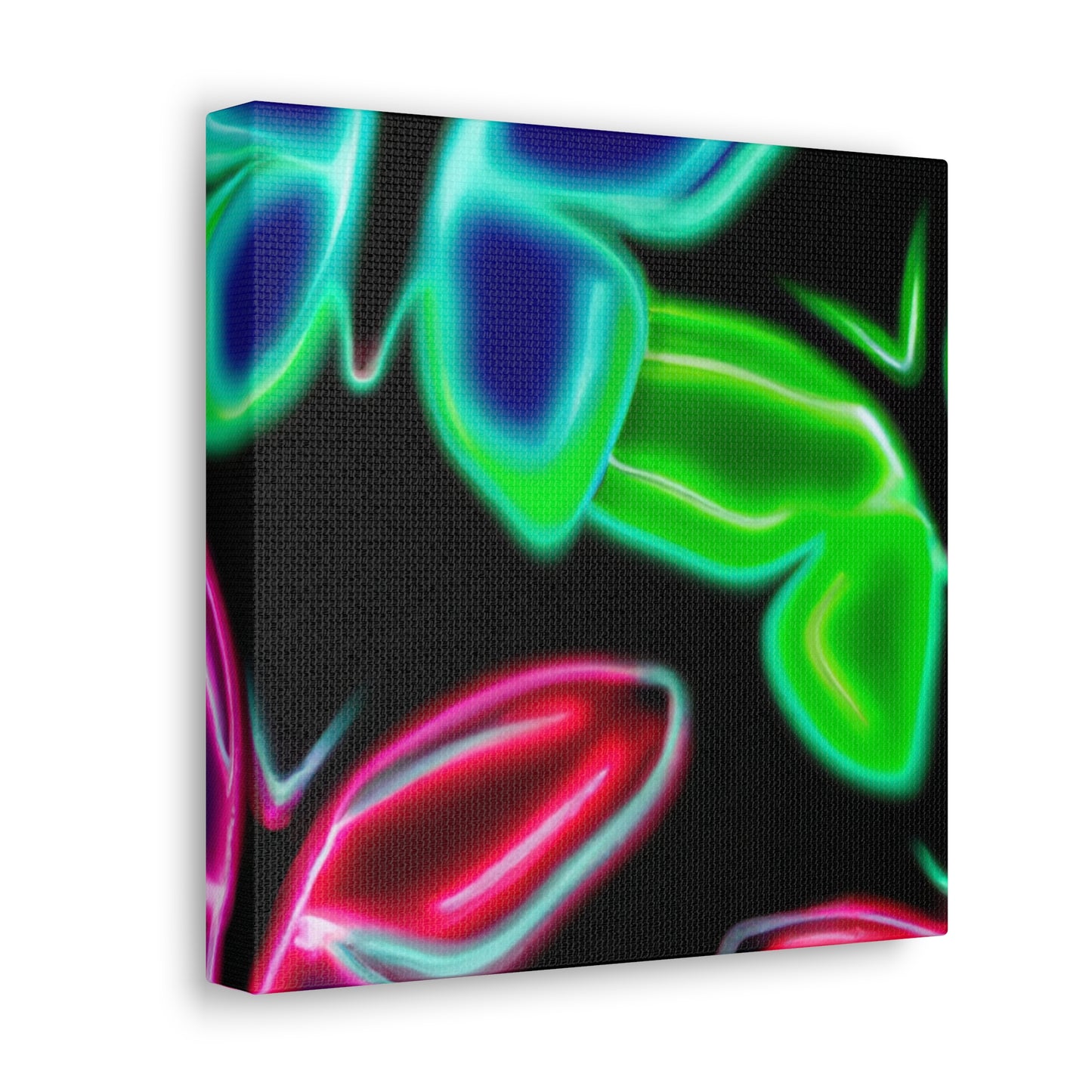 Neon Butterflies Cascade. Neon Butterflies  Art Canvas