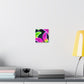 "Neon Butterfly Aurora" Neon Butterflies  Art Canvas