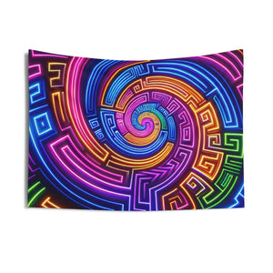 Vibranon Infinity Splatterblast. Infinity Patterns Art Tapestry