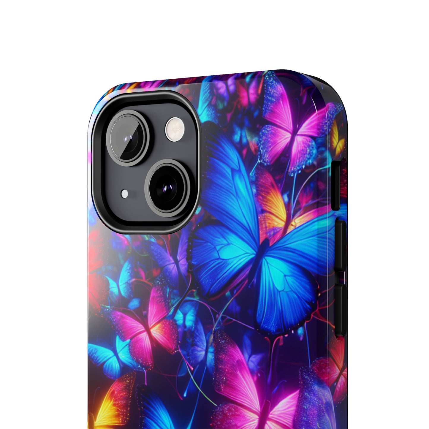 'Metamorphic Brilliance' NEON Butterflies Tough Phone Case