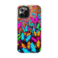 "Neonardie's Dreamscape" NEON Butterflies Tough Phone Case